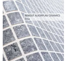 Пленка ПВХ (лайнер) (рулон 1,65*25  м.) RENOLIT ALKORPLAN CERAMICS Etna 2 мм. (рельефная мозаика)