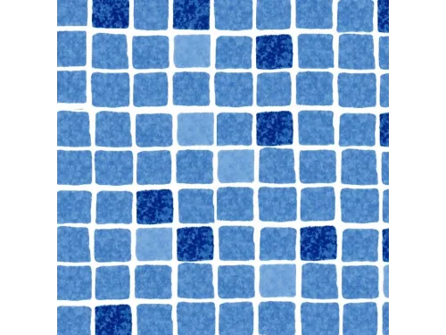 Пленка ПВХ (лайнер) (рулон 1,65*25 м.) SUPRA blue mosaic Elbtal Plastics 1,5 мм. (мозаика)