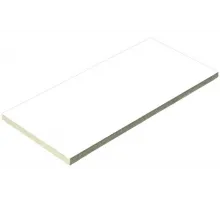 Плитка керамическая глянцевая белая Aquaviva 240х115х9 мм.