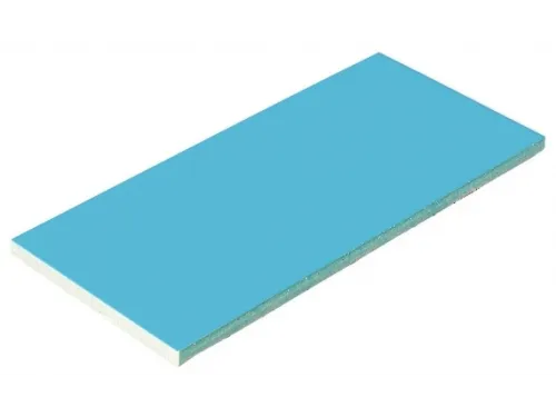 Плитка керамическая глянцевая голубая Aquaviva 240х115х9 мм.