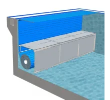 Подводная декоративная скамья В-2 для сматывающего устройства В-1