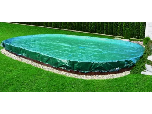 Покрывало брезентовое для каркасного бассейна 10х5.5 (овал), Syntetics 