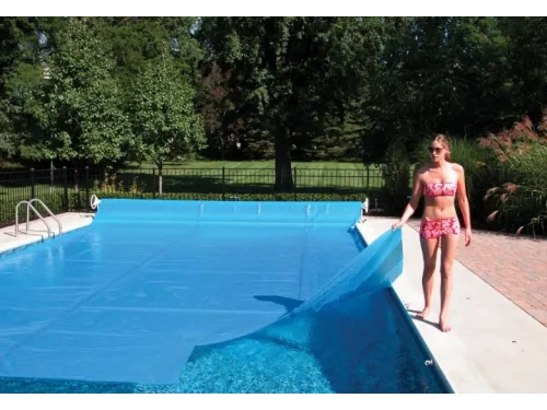 Покрывало плавающее 500 микрон голубое (ширина 3,0 м.) рулон 3*50 м. (150 м.кв.)