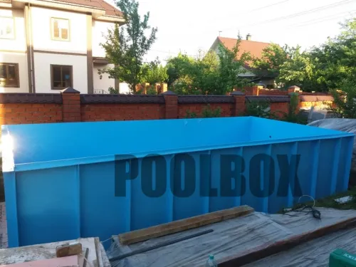 Полипропиленовый бассейн 5,0*3,0*1,5 м.