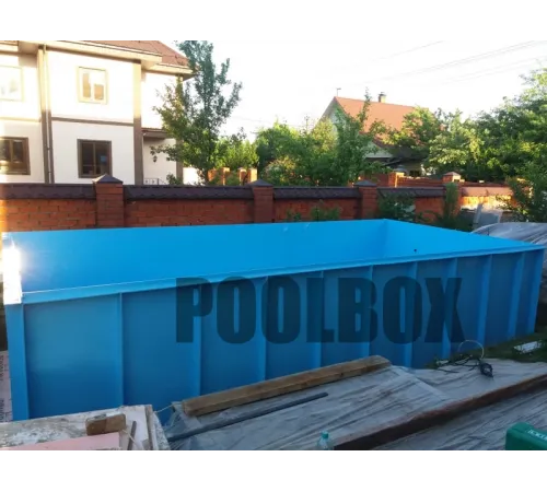 Полипропиленовый бассейн 2,0*2,0*1,5 м.