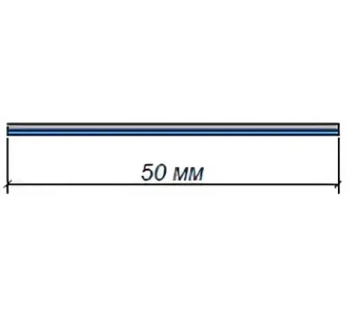 Полоса крепежная ПВХ/металл 2,0 м. (цена за 1 метр)