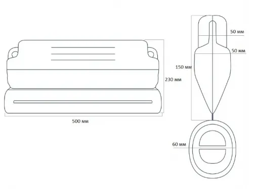 Поплавок для компенсации пучения льда при консервации бассейна AquaViva 97105 (0,5 м)