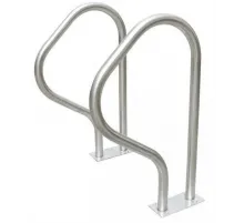 Поручень для спуска в бассейн Aquaviva ARB-F (комплект 2 шт.) из нерж. стали AISI-304