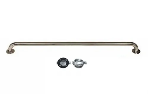 Поручень из нерж. стали 1,5 м. MP15 AISI-304 (с закладными)