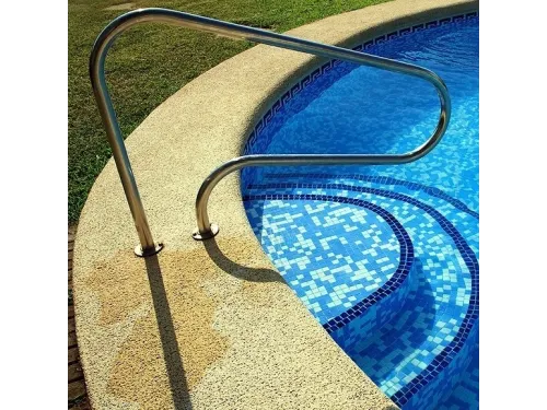 Поручень для спуска в бассейн Aquaviva ARG-F (комплект 2 шт.) из нерж. стали AISI-316