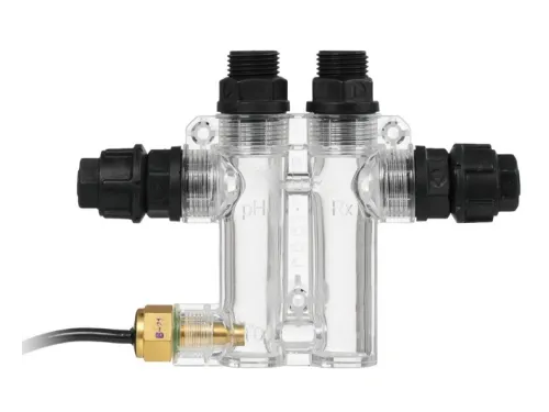 Пробоотборная ячейка Rx-pH-t в сборе (датчик температуры, 2 держателя электрода, 2 фитинга)