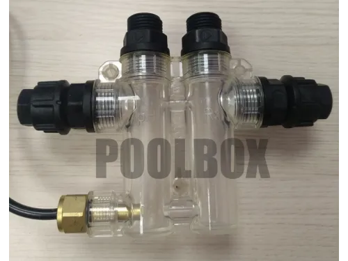 Пробоотборная ячейка Rx-pH-t в сборе (датчик температуры, 2 держателя электрода, 2 фитинга)