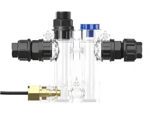 Пробоотборная ячейка с 1 заглушкой (датчик темп., 1 держательэлектрода, 2 фитинга)