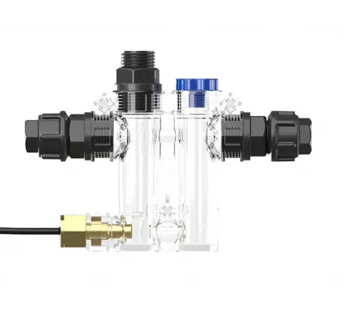 Пробоотборная ячейка с 1 заглушкой (датчик темп., 1 держательэлектрода, 2 фитинга)
