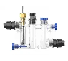 Пробоотборная ячейка с регулятором потока PRO с 1 заг. (датчиктемп.,1 держ.электрода,2 фитинга,1заг.)