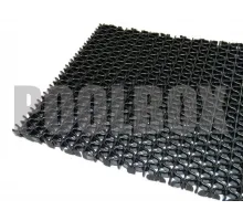 Противоскользящий ПВХ настил AquaViva (толщина 5 мм., 2,6 кг\м2, рулон 0,9х15 м) черный