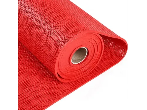 Противоскользящий ПВХ настил AquaViva (толщина 5 мм., 2,6 кг\м2, рулон 0,9х15 м) красный