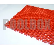 Противоскользящий ПВХ настил AquaViva (толщина 5 мм., 2,6 кг\м2, рулон 0,9х15 м) красный