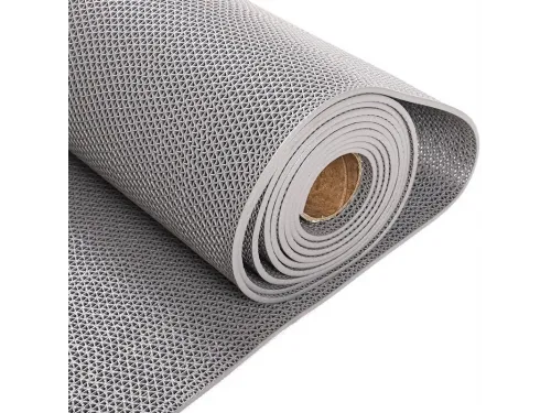 Противоскользящий ПВХ настил AquaViva (толщина 5 мм., 2,6 кг\м2, рулон 0,9х15 м) серый