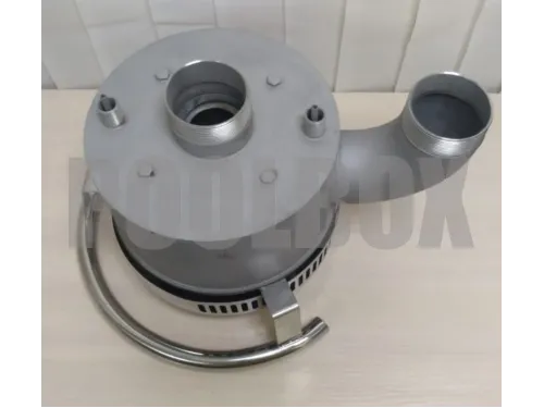 Противоток АТ 15.01 (50 м.куб./час) с пневмо-кнопкой (универс.) из нерж. стали AISI-304 (закладная)