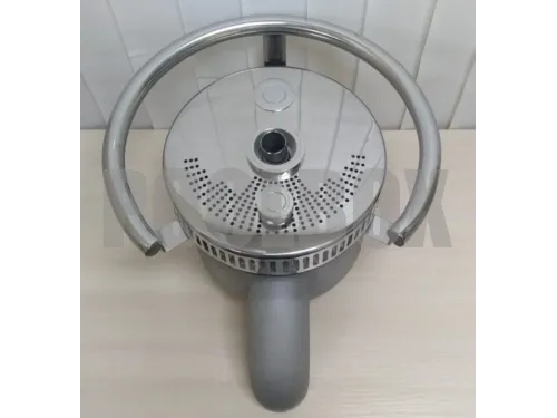 Противоток АТ 15.01 (50 м.куб./час) с пневмо-кнопкой (универс.) из нерж. стали AISI-304 (закладная)