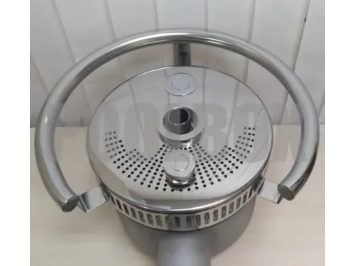 Противоток АТ 15.01 (50 м.куб./час) с пневмо-кнопкой (универс.) из нерж. стали AISI-304 (закладная)