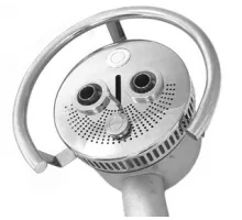 Противоток АТ 15.02 (75 м.куб./час) с пневмо-кнопкой (универс.) из нерж. стали AISI-304 (закладная)