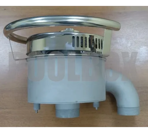 Противоток АТ 15.02.1 (75 м.куб./час) с пьезо-кнопкой (универс.) из нерж. стали AISI-304 (закладная)