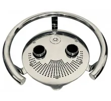 Противоток АТ 15.05 "Компакт" (70 м3/ч) с пьезо-кнопкой (универс.) их нерж. стали AISI-304 (закладная)