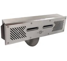 Противоток ПТУ.75.1/1 узкий (75 м.куб./час) с пьезо-кнопкой (универс.) из нерж. стали AISI-316 (закладная)