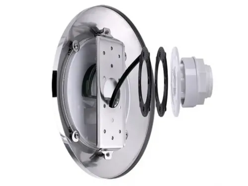 Прожектор (18 Вт/12В) Aquaviva HJ-WM-SS200FGV 252LED из нерж. стали AISI-316 светодиодный White белый