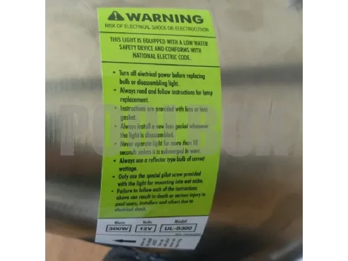 Прожектор (300Вт/12В) Emaux ULS-300 (Opus), из нерж. стали