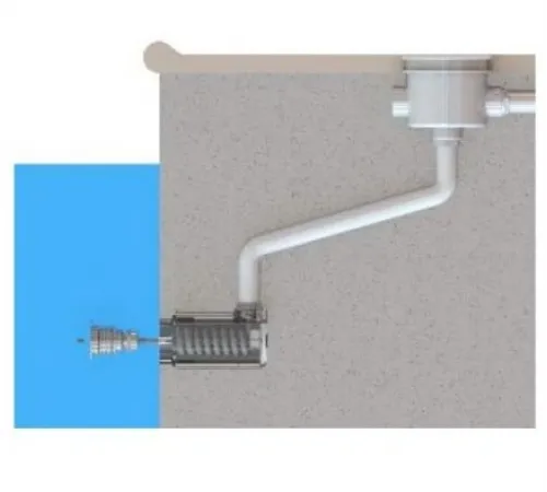 Прожектор (3 Вт/12В) светодиодный Aquaviva TL-1 (3Вт/12В) с закладной, под бетон