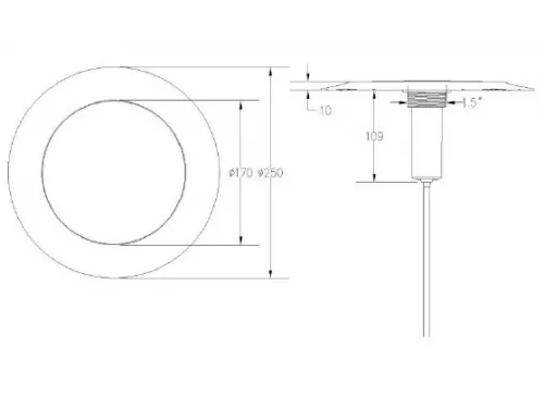 Прожектор (18 Вт) светодиодный цветной AquaViva LED029 252LED RGB ультратонкий