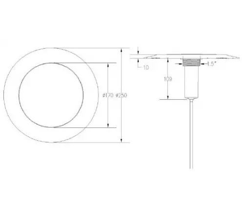 Прожектор светодиодный (33 Вт) цветной AquaViva LED029 546LED RGB ультратонкий