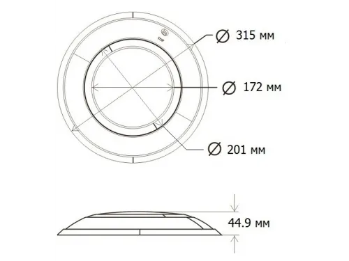 Прожектор (18Вт 12В) (универс.) светодиодный Aquaviva LED001 252LED RGB