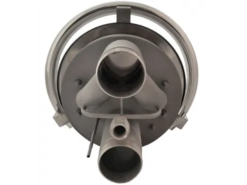 Противоток ПТ.75.0 (75 м.куб./час) с пневмо-кнопкой (универс.) из нерж. стали AISI-304 (закладная)