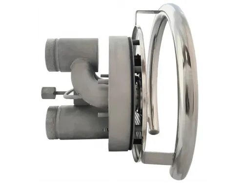 Противоток ПТ.75.0 (75 м.куб./час) с пневмо-кнопкой (универс.) из нерж. стали AISI-304 (закладная)