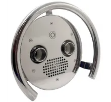 Противоток ПТ.75.1 (75 м.куб./час) с пьезо-кнопкой (универс.) из нерж. стали AISI-304 (закладная)