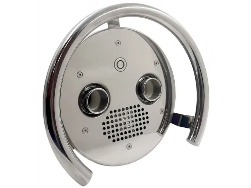 Противоток ПТ.75.1 (75 м.куб./час) с пьезо-кнопкой (универс.) из нерж. стали AISI-304 (закладная)