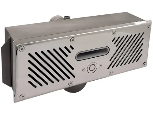 Противоток ПТУ.50.1 узкий (50 м.куб./час) с пьезо-кнопкой (универс.) из нерж. стал AISI-304 (закладная)