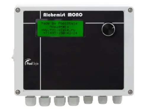 Насос дозатор хим. реагентов (альгицид/коагулянт) Alchemist MONO PoolStyle (перист. насос 6 л./час)