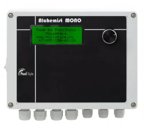 Насос дозатор хим. реагентов (альгицид/коагулянт) Alchemist MONO PoolStyle (перист. насос 6 л./час)