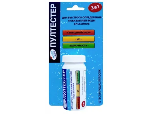 Пултестер рН/Cl/щелочность, измерение параметров воды