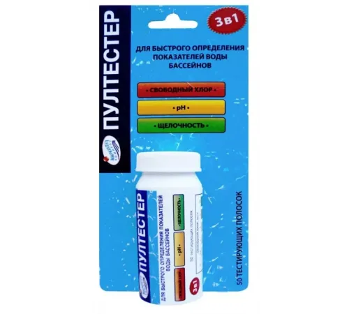 Пултестер рН/Cl/щелочность, измерение параметров воды