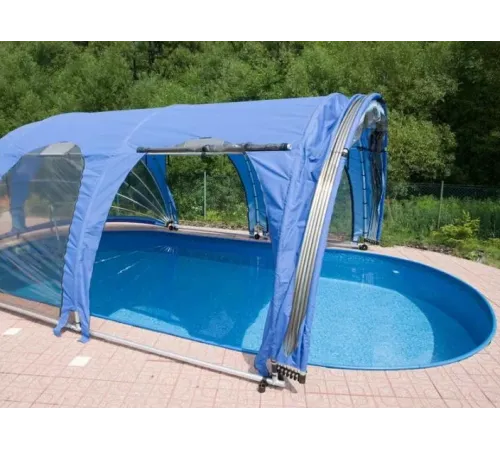 Раскладной павильон из ПВХ 10,8*4,9*2,6 м. (овал) Azuro
