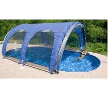 Раскладной павильон из ПВХ 8,9*4,9*2,6 м. (овал) Azuro