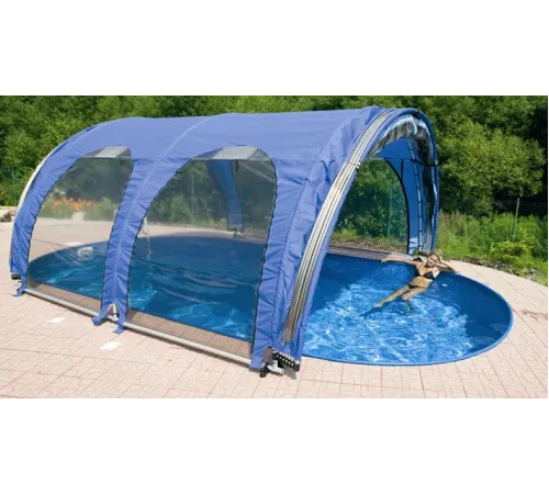 Раскладной павильон из ПВХ 10,8*4,9*2,6 м. (овал) Azuro
