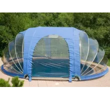 Раскладной павильон из ПВХ 6,2*4,1*2,2 м. (овал) Azuro
