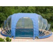 Раскладной павильон из ПВХ 6,2*4,1*2,2 м. (овал) Azuro